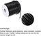 Rubber Cord 27 Yards 1/8" Dia Black Solid Tubing for DIY Craft Making